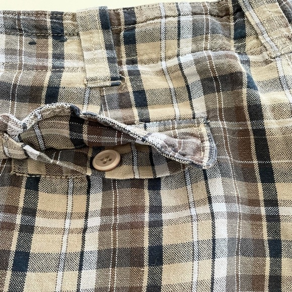 Club Room Tan Plaid Cargo Men’s shorts size 32W - Picture 12 of 15
